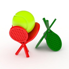 pelota de tenis stand - raqueta artículos para el hogar 2016 la bola pie wta 3d print model - Mito3D