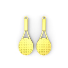 tennis oreille anneau 1 wta 2016 de la mode pendant d'oreille fashio le 3d print model - Mito3D