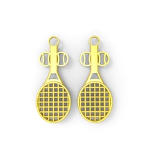 tennis ear ring 3 wta 2016 fashion 3d print model - Mito3D