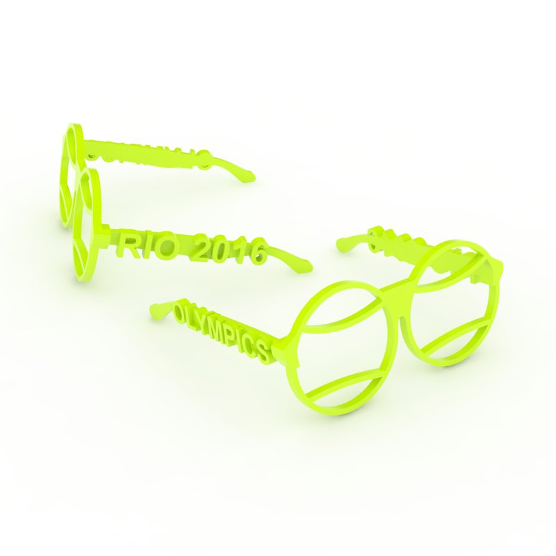 tennis-rio-Olympia-Brille Mode 2016 Brille Olympischen rio tennis 3D print model - Mito3D