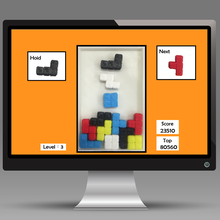 tetris eğitim küp 3d print model - Mito3D