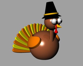 thanks giving toy 1 toys day 3d print model - Mito3D