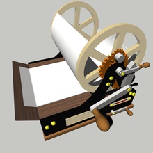 thomas edison mimeograph 2 education 3d print model - Mito3D