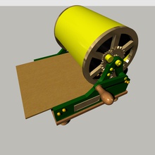 thomas edison mimeograph education 3d print model - Mito3D