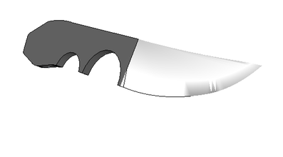 faca de arremesso utilidades domésticas ninja jogando brinquedo arma 3d print model - Mito3D