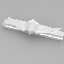 prendedor de gravata 4 a moda clipe laço tieclip 3d print model - Mito3D