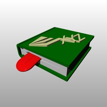 tongue bookmark art reading stickoutyourtongue 3d print model - Mito3D