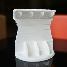 tooth brush holder housewares 3d print model - Mito3D