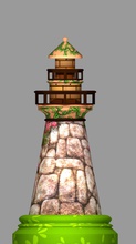 tower figurine art color display 3d print model - Mito3D