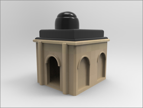 Stadt-Speicher-Haus - Spielzeug Haus storage 3d print model - Mito3D