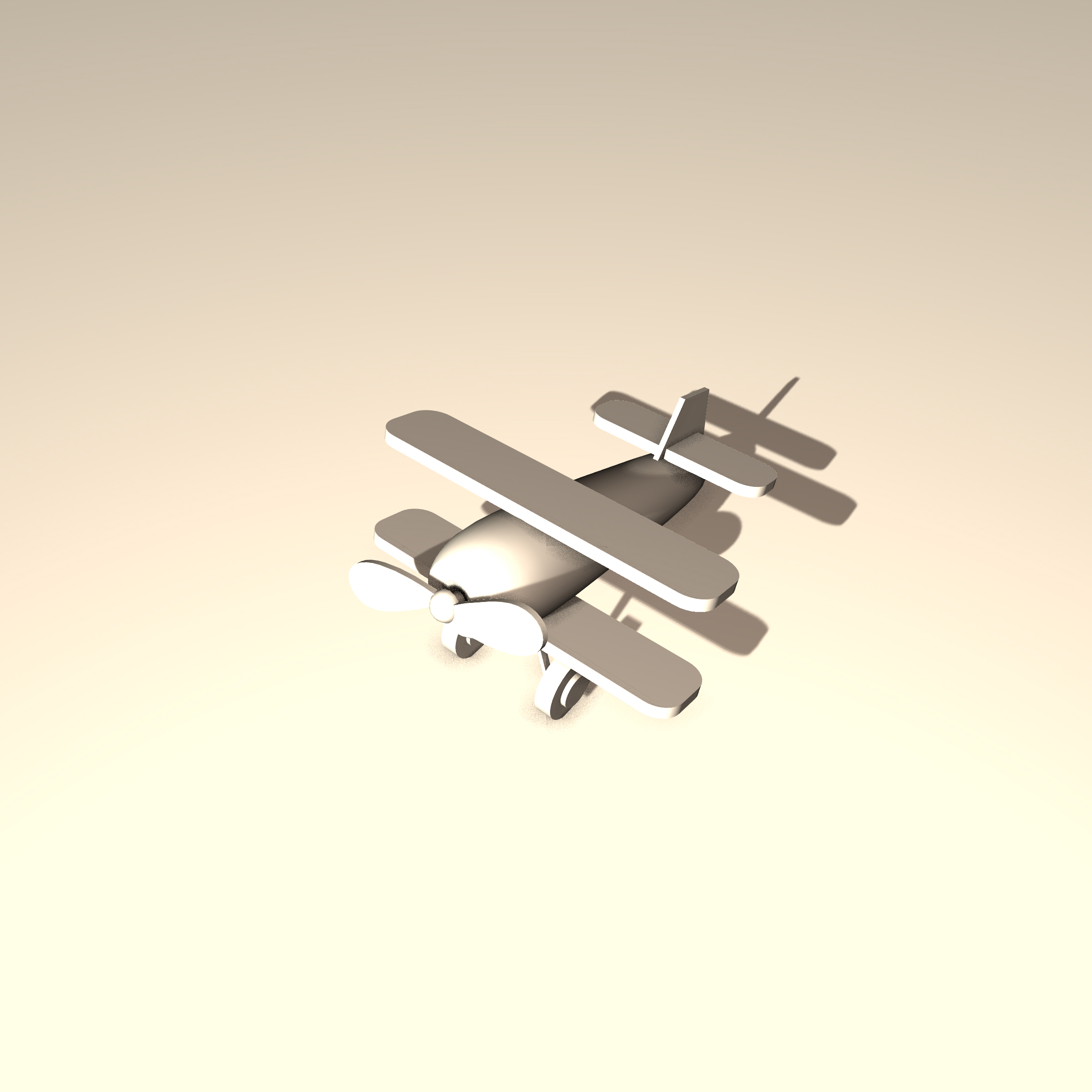 Spielzeug Flugzeug - diy Holz 3D print model - Mito3D