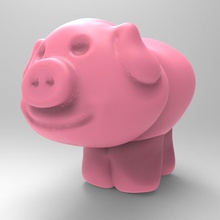 Spielzeug Schwein - wieder Schule Juli 3d print model - Mito3D