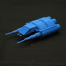 Spielzeug Raumschiff 2 - 3d print model - Mito3D