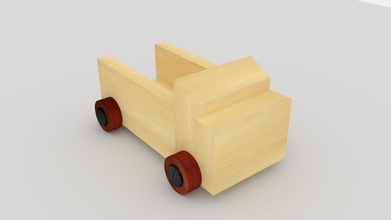 oyuncak kamyon renk doku modeli oyuncaklar 3d print model - Mito3D