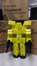 transforming block car toys blocks diy robot rubberband transform 3d print model - Mito3D