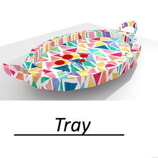 tray ohitsmeirish color food 3d print model - Mito3D