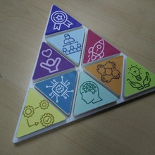 Dreieck-puzzle - Spielzeug Kunst-Spielzeug Spiele puzzle Dreieck 3d print model - Mito3D