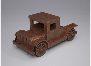truck toy vintage toys 3d print model - Mito3D
