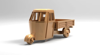 le camion les jouets 3d print model - Mito3D