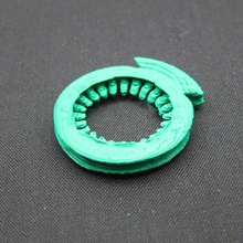 twisted ring art 3d print model - Mito3D