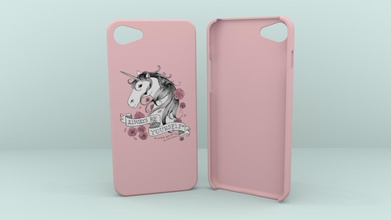 unicorn iphone 7 case gadgets color iphone7 3d print model - Mito3D