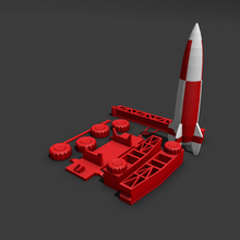 foguete v2 fábrica 20 duo 3d print model - Mito3D