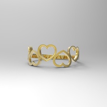 valentine anneau de la mode l'accessoire l'amour nobel l'anneau saint-valentin 3d print model - Mito3D