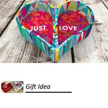 valentines day candy holder housewares color container display heart 3d print model - Mito3D
