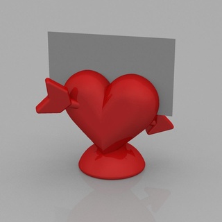 sevgililer Not Kulp destek 2 çılgınlık kalpler kalp gün sevgili 3d print model - Mito3D