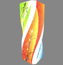 vase 2 housewares color mixed bag 3d print model - Mito3D