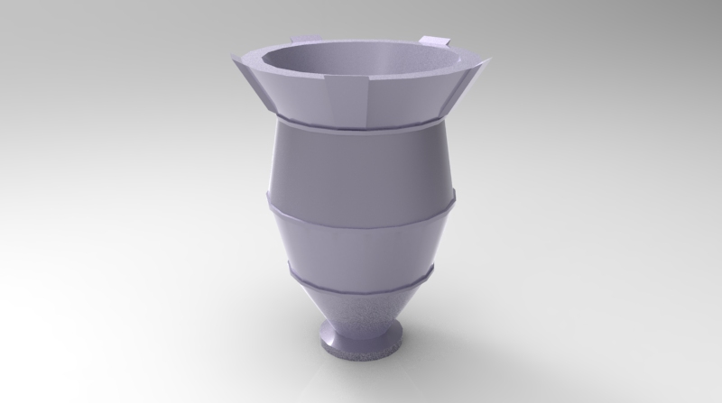 vase 4 les articles ménagers d'affichage salon-cuisine 3D print model - Mito3D