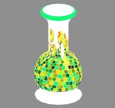 vase de tulipes les articles ménagers couleur sac mélangé 3d print model - Mito3D