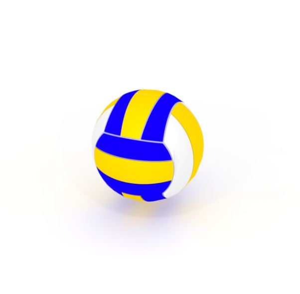 el voleibol los juguetes la bola color cajón de sastre las texturas 3D print model - Mito3D