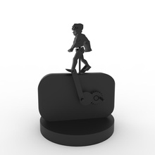 walking man - Spielzeug bewegliche 3d print model - Mito3D