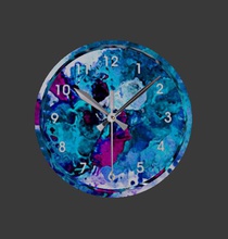 wall clock 1 housewares color mixed bag textures 3d print model - Mito3D