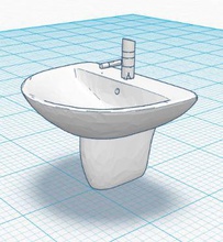 lavatório utilidades domésticas 3d print model - Mito3D