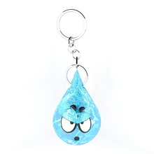 water drop emoji keychain 1 fashion day 3d print model - Mito3D