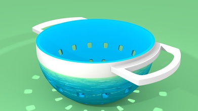 water filter bowl housewares color 3d print model - Mito3D