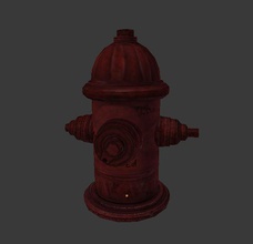 Wasser hydrant 1 Haushaltswaren Farbe mixed bag Texturen 3d print model - Mito3D