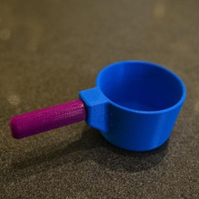 cucharón de agua tamaño variable artículos para el hogar 3d print model - Mito3D