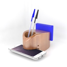 whale desk organizer office cellphone dock 3d print model - Mito3D