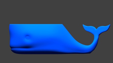 baleia vaso de drenagem utilidades domésticas a um planta pote 3d print model - Mito3D