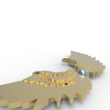 ailes pendentif de la mode collier 3d print model - Mito3D