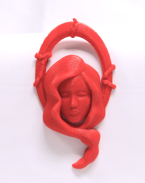 donna collana moda la festa della mamma 3D print model - Mito3D
