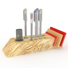 de madera organizador 2 herramientas del 3d print model - Mito3D