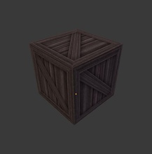 wooden crates 3 housewares color mixed bag textures 3d print model - Mito3D