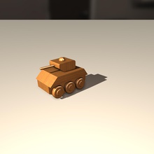 tahta tank oyuncaklar diy 3d print model - Mito3D
