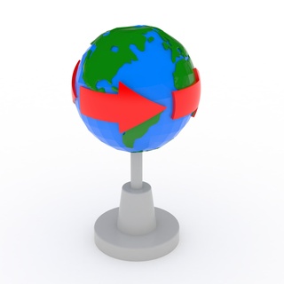 world's rotation day globe knobs worlds 3d print model - Mito3D