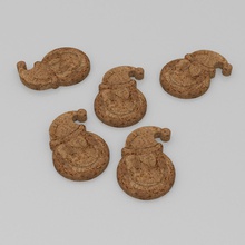 natale smiley cookie articoli per la casa i cibo stampante 3d print model - Mito3D