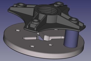 'dremel' router attachment showcase Maker/DIY tool dremel jig hole round circle 3d print model - Mito3D